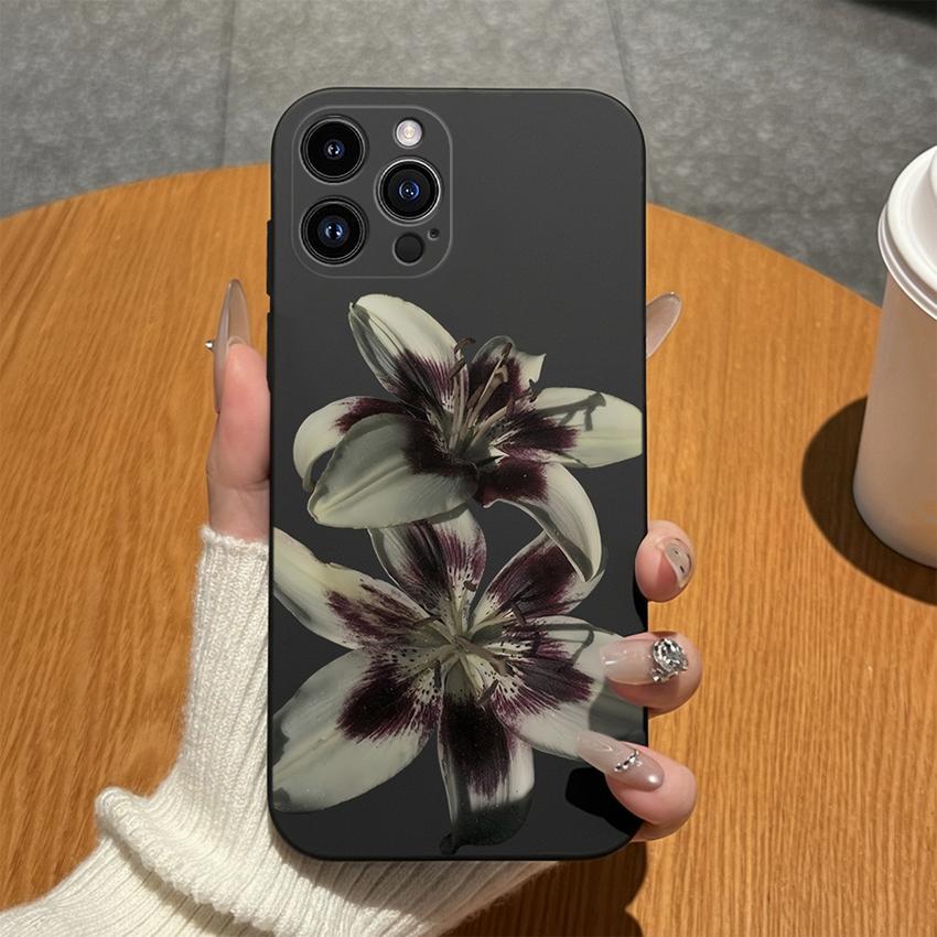 For Apple iPhone 12 11 Pro Max 12 Mini 6 7 8 Plus XS Max SE2 Phone Cases Lovely Bows Patterns Matte Silicone Phone Bumper For iPhoneX Anti Drop Covers