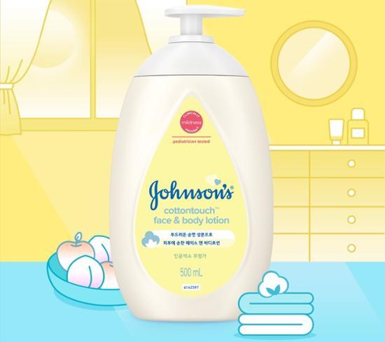 Johnson's Cotton Touch Face and Body Lotion 500ml