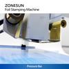 ZONESUN ZS-8025 Автоматическая цифровая машина для тиснения фольгой без клише для упаковки