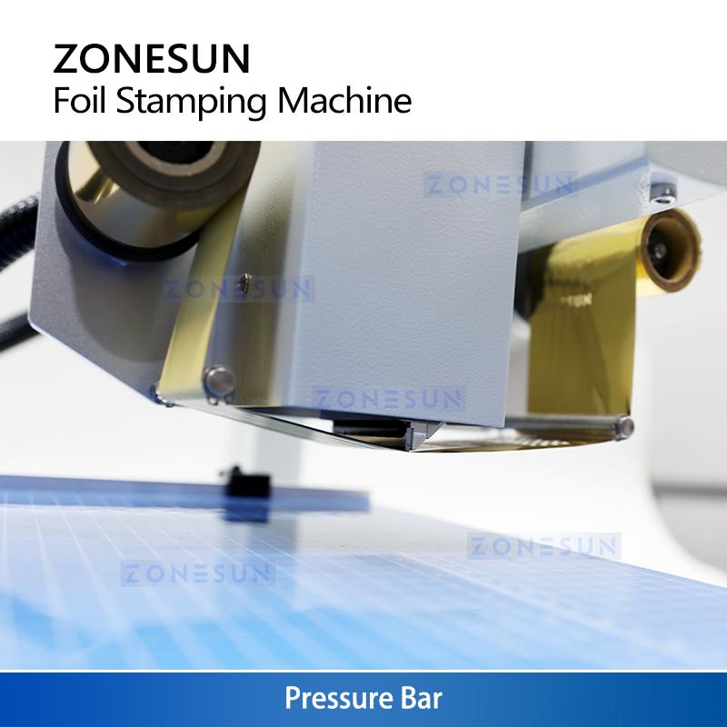 ZONESUN ZS-8025 Автоматическая цифровая машина для тиснения фольгой без клише для упаковки