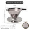 Tingle 304 Stainless Steel V60 Pour Over Coffee & Tea Filter
