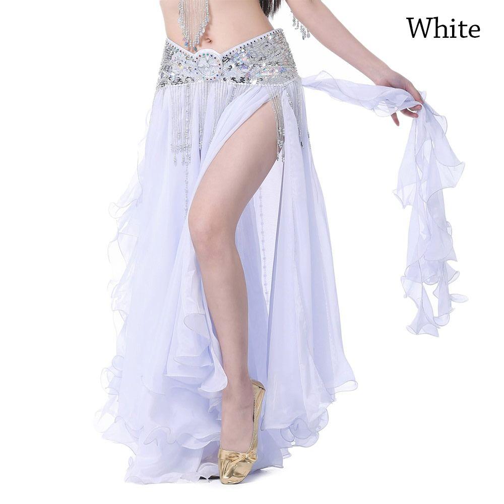 Belly Dance Accessories Sequins Shining Show Costumes Belly Dance Skirt Spanish Skirt Dancing Skirt