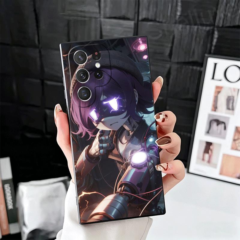 M-Murder D-Drones Uzi Doorman Soft Phone Case for Samsung Galaxy S26 S25 Edge S24 Ultra S23 Plus S22 S21 FE S20 Black Cover Back