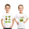 2025 Om Nom Stories Print Kids T Shirt Summer New T-shirt Cartoon Children T-shirts Baby Girls Boys Clothes Unisex Tshirt,HKP5410