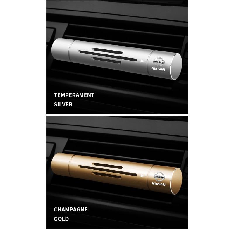 Автомобильный освежитель воздуха для салона, диффузор для духов с креплением на воздуховод, стайлинг автомобиля для Nissan Nismo Qashqai X J10 Trail Tiida Juke Teana Pulsar Altima