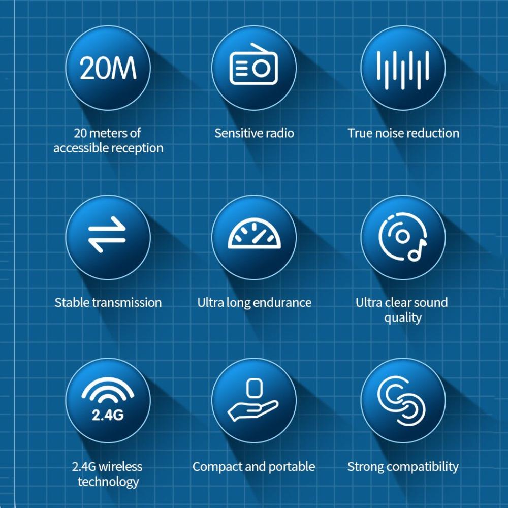 Wireless K35 Lavalier Lapel Microphone Wireless 3.5mm Lavalier Mic Camera/Speaker/Smartphone