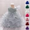 0-3Y Christmas Dress Newborn Baptism Wedding Dress for Baby Girl First Birthday Party Wear Toddler Girl Christening Gown Clothes  L2219