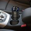 USB Car Air Purifier Cleaner Ionizer Freshener PM2.5 Eliminator (Black)