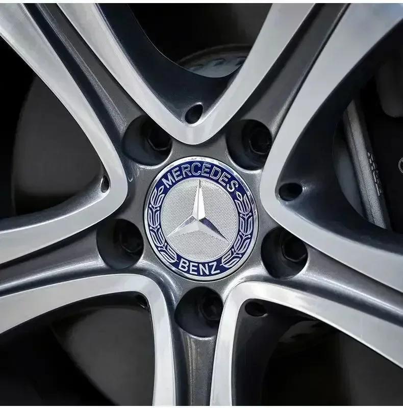 CSG1 for 75mm Car Wheel Center Hub Caps Cover For Mercedes Benz B/C/E/S Class A Class C200L GLC GLK CLA Accessories