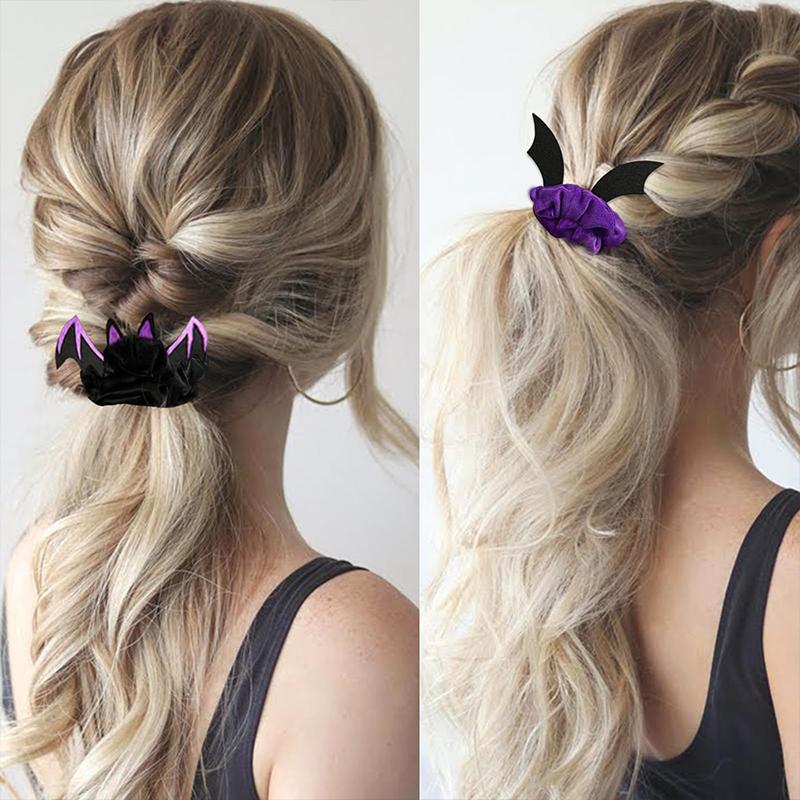 Хэллоуин Головной убор Хэллоуин Украшения Аксессуары для волос Детский подарок Резинки для волос Мягкий Разноцветный