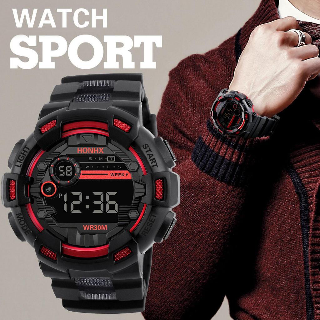  Six Styles Of Cool Sports Electronic Watches With Four Buttons