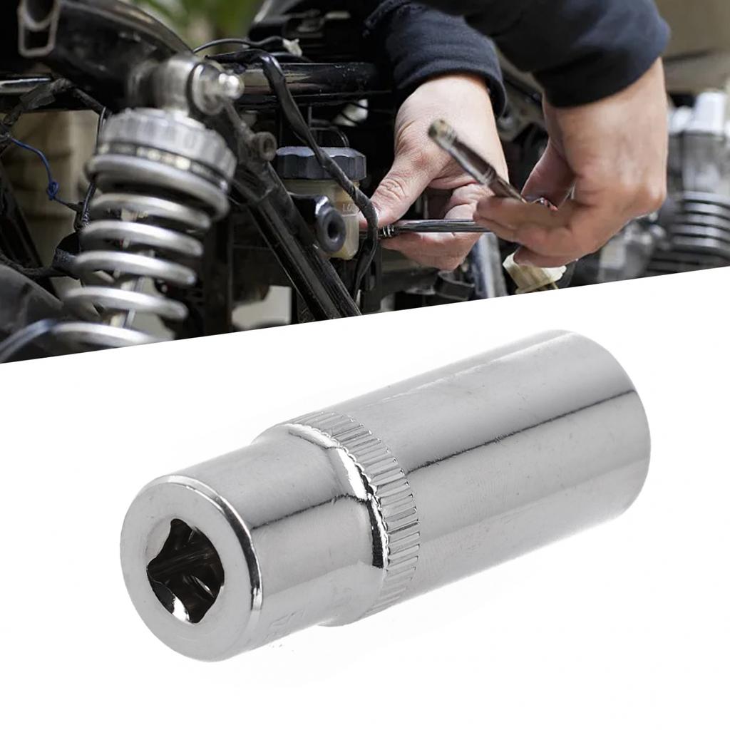 Longer Lifetime Socket Wrench Silver 1pc 4-14mm Brand New