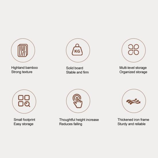 2-Tier Jewelry Stand Wooden Jewelry Organizer with 2 Trays Retro Tiered Tray Jewelry Holder for Necklaces