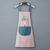 Women's Waterproof PVC Apron with Cooking Sleeves - Oil-Proof, Customizable, Half-Length Waist Design