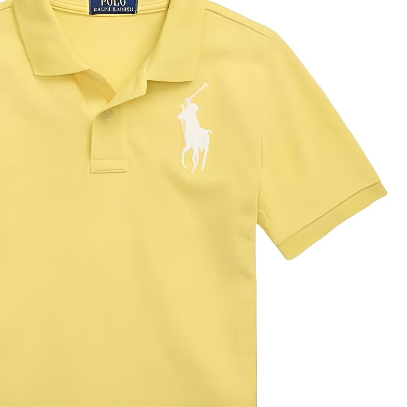 Polo Ralph Lauren Футболка поло Хлопок Короткий рукав Дышащая Детская Детская одежда 323703635-111