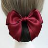 Hotel Bowknot Nurse Female Hairgrips Cover Net Women Spring Clip Korean Bun Snood Ponytail Clip