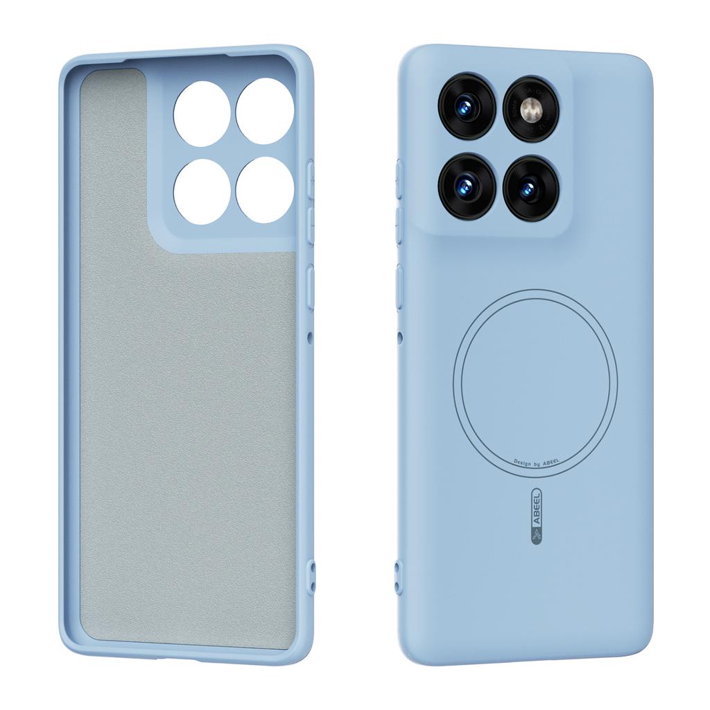 ABEEL For Motorola Edge 60 5G/60s 5G Magnetic Case Skin Touch Liquid Silicone Phone Back Cover
