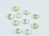 13Cts. Натуральный зеленый пренит круглый кабошон драгоценный камень россыпью 10 шт. лот 6X6MM RQ-1946
