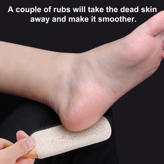 Деревянная пилка для ног, средство для удаления мозолей, двухсторонняя шлифовальная машинка для ног, эргономичная ручка, скребок для ног, уход за ногами и отшелушивающее средство для ног, рашпиль для ног