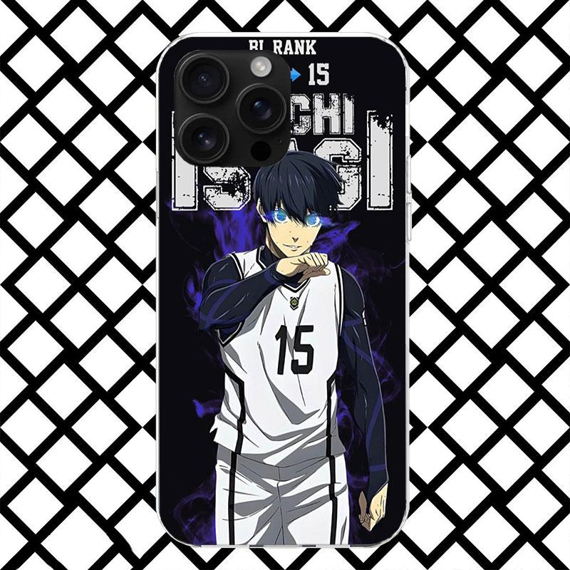 Чехол для телефона Blue Lock Исаги Ёити для iPhone 17 Air 16 16E 15 14 Plus 13 Mini 12 11 Pro Max 7 8 + SE 2020 Мягкая крышка Fundas 17 A