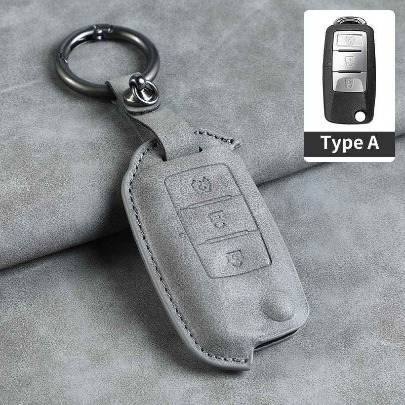 For BAIC WEVAN M35 M30 M20 HYOSOW S3 S3l20 M30S S6 S2 S5 Bispeed T5 Leather Key Cover Keychain Key Case Car Key Rope Keyring