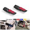 Universal 2pcs Motorcycle Rear Passenger Foot Pegs Pedals Footrest Scooter Foot-Peg Motorbike Pedal Modification