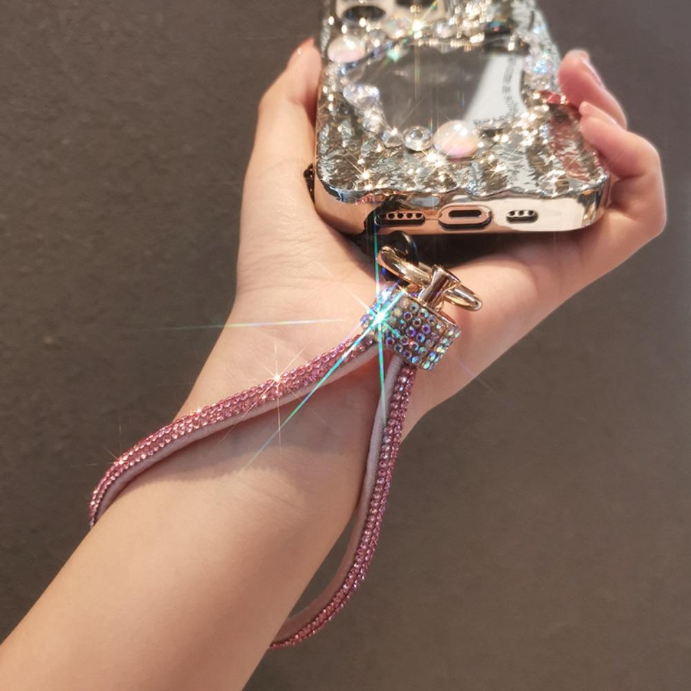 Ручной блестящий шнурок для телефона со стразами, подвесной шнур, цепочка для мобильного телефона, подарок для девочек на Новый год