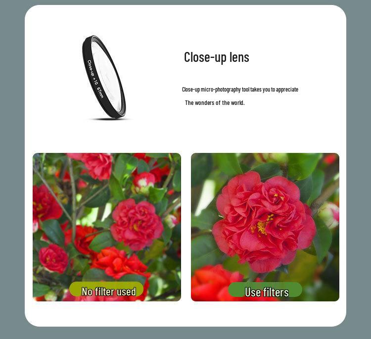 Чехол-фильтр для объектива Apple iPhone 13 Pro - Набор линз CPL 52 мм