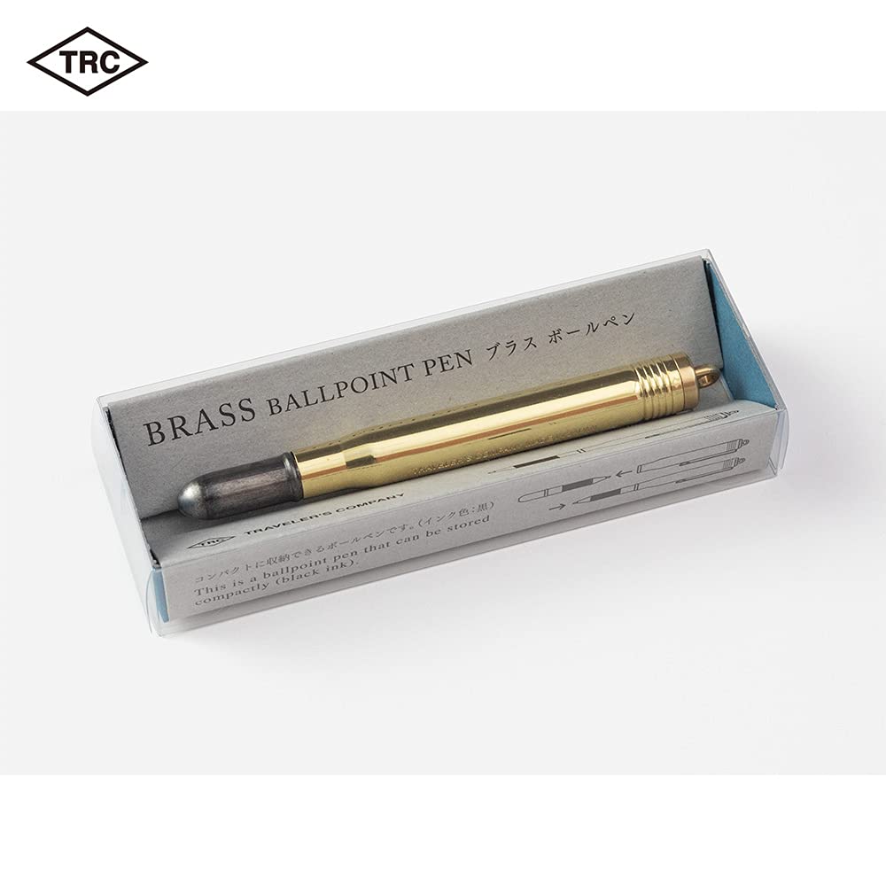DESIGNPHIL MIDORI Travelers Company TRC Латунная шариковая ручка Solid Limited Edition с 36726006 Ручка, Латунь, Карточка,