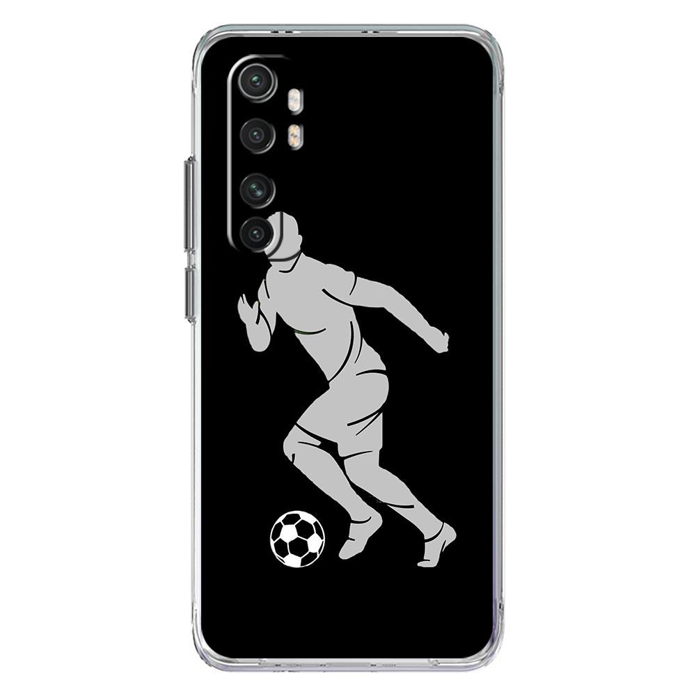 Чехол для телефона «Футболист с изображением футболиста» для Xiaomi Mi 12T 10 12 Lite 11 Ultra 11X 11T Pro Poco X4 X3 NFC F3 M3 M4 5G, прозрачный чехол