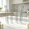4PCS Bold Hanging Cup Drying Hook Stainless Steel Bathroom Organizer Hook  Door