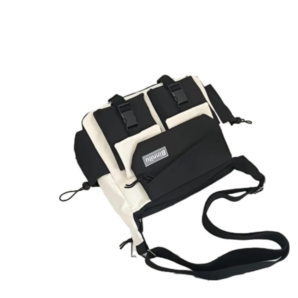 Japanese Style Nylon Postman Bag Large Capacity Casual Messenger Bag Men Crossbody Bag Streetwear