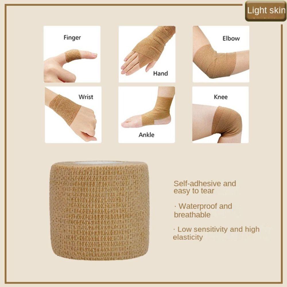 Эластопластовый эластичный бинт, эластичный красочный спортивный бинт, самоклеящаяся повязка на плечо