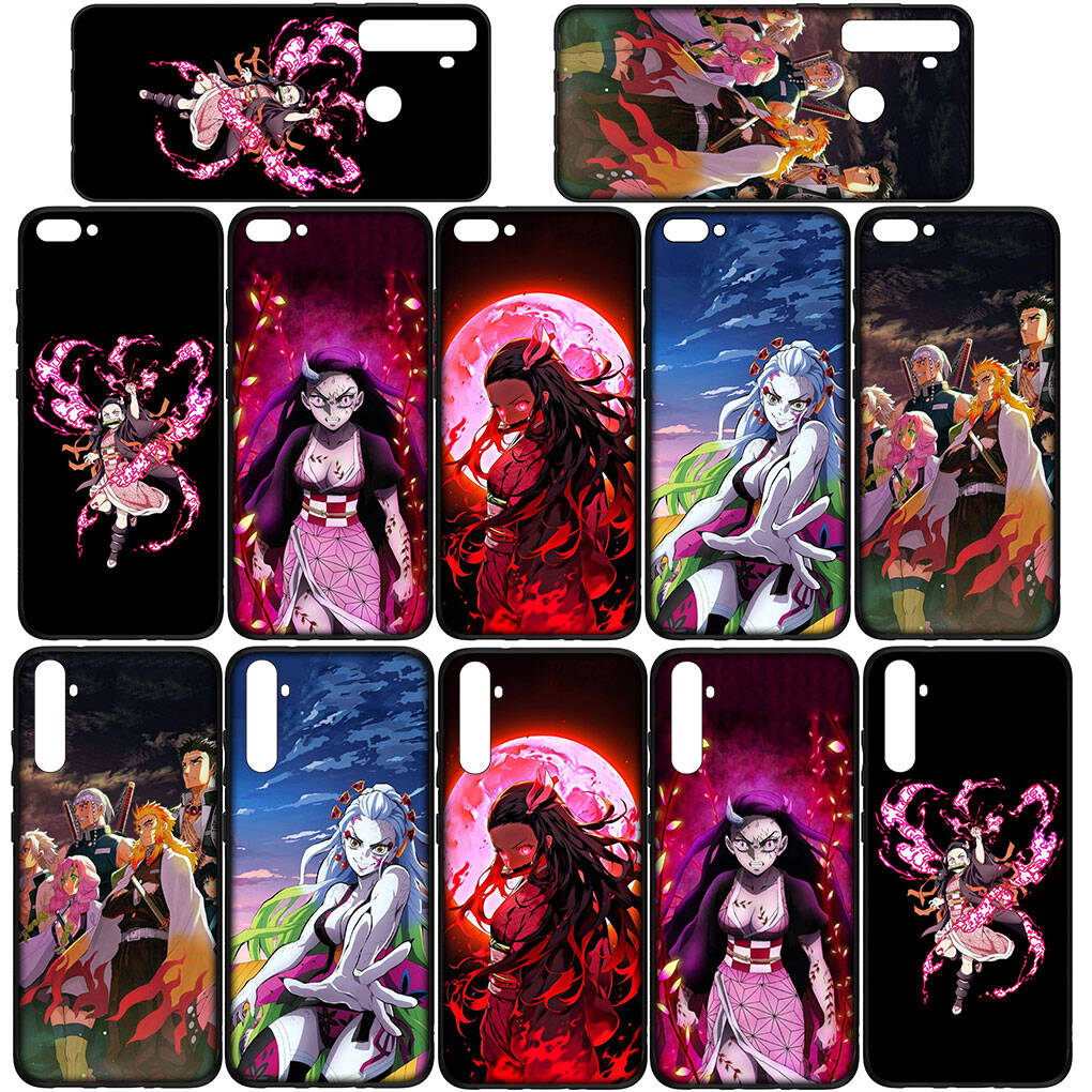 Чехол для iPhone 17 16 15 Xiaomi Poco F8 F7 X7 X6 M8 C85 C75 Redmi Note 14 13 12 11 Pro Max A3 A4 14C 13C 15C Даки Гютаро Незуко Клинок Рассекающий Демонов Танджиро