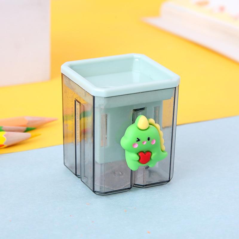 1pc Creative Pencil Sharpeners Ins Korean Fashion Geometry Style Morandi Color Sharpener Back To School Office Accessories