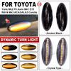 2pcs Dynamic LED Side Marker Light Turn Signal Indicator Repeater Light Fit For Toyota Yaris COROLLA Auris Mk1 E15 RAV4 Mk3