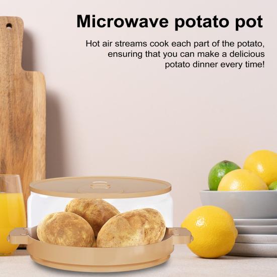 Microwave Baked Potato Cooker Twice Baked Potatoes Steamer Microwave Oven Baking Potato Bag for Tender Fluffy Potatoes
