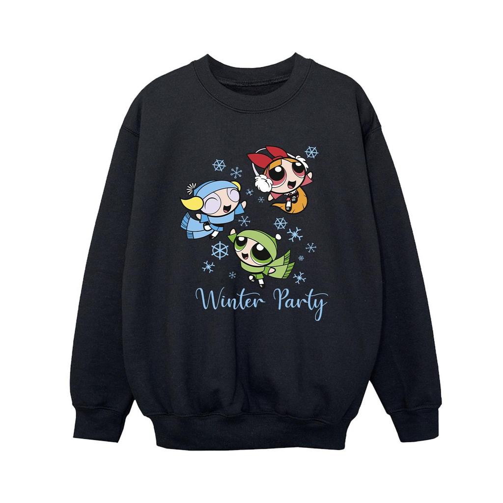 The Powerpuff Girls Boys Girls Winter Party Sweatshirt