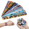 12Pcs Racing Car Slap Bracelets Kids Birthday Party Favors Pinata Filler Guests Gift Sport Themed Party Supplies Christmas Decor