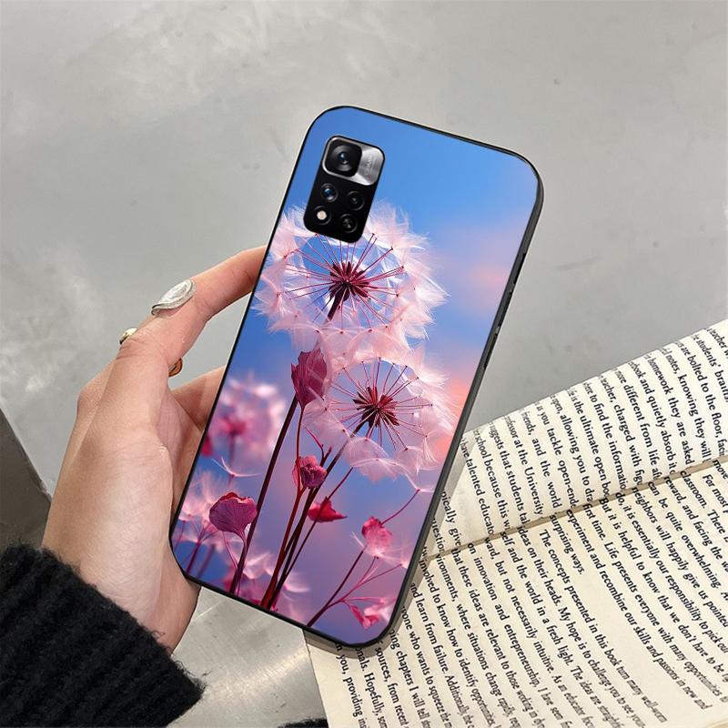 Чехол для телефона с цветком одуванчика для Xiaomi Redmi note 13 12 Pro 11S 11 10 Pro 10S 12S Redmi 10 13C 9C
