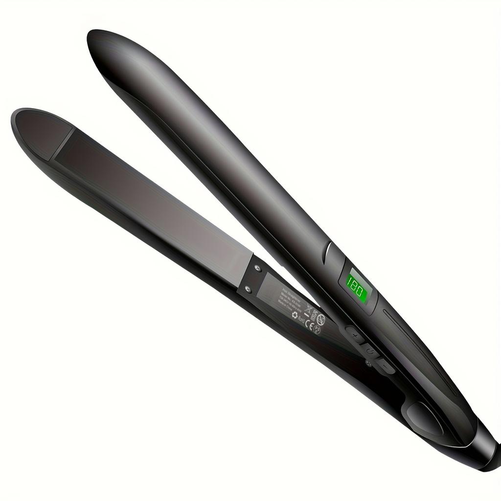Выпрямитель для волос Flat Iron с двойным напряжением, быстрый нагрев, ЖК-дисплей, автоматическое отключение, горячий утюжок для всех типов волос, щипцы для завивки волос