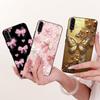 For Samsung Galaxy A90 5G Case SM-A908B Luxury Flowers Butterfly Painted Cover Soft Slim Phone Case For Samsung A90 A 90 5G Bags