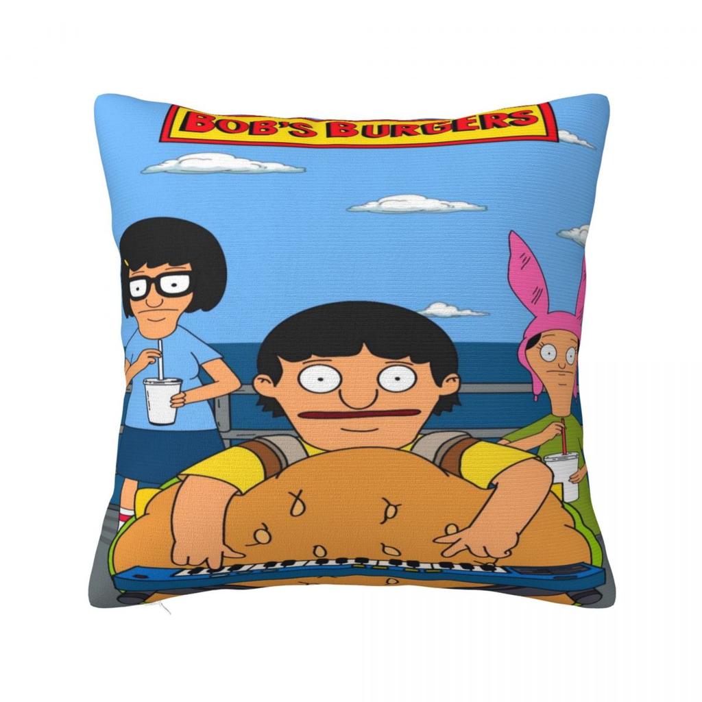 Trendy Car Bobs Funny B-Burgersdecoration Pillowcase Accessories Pillow Covers Square Multiple Sizes