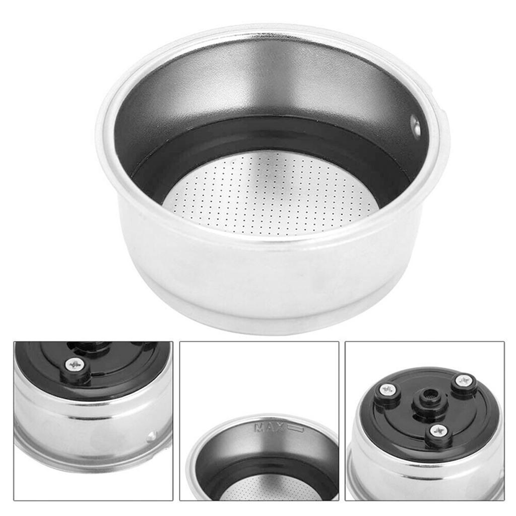 Home Office 304 Stainless Steel Coffee Filter Basket Strainer Cup 51mm Detachable Portafilter Coffee Machine Accessories