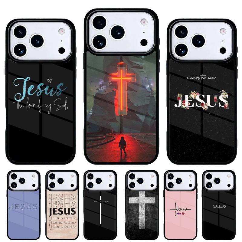 Мягкий чехол для телефона с изображением Иисуса Христа для iPhone 17 16 15 14 13 Pro Max Задняя крышка для 12 11 Pro Coque