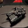 Модель военного танка из строительных блоков MOC, подходит для детских игрушек-конструкторов с мелкими деталями
