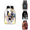 Fashionable Karasuno High School Backpack With Anime Haikyuu Print And Easy-clean Fabric