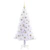 Artificial Christmas Tree White 150 cm PVC and Steel