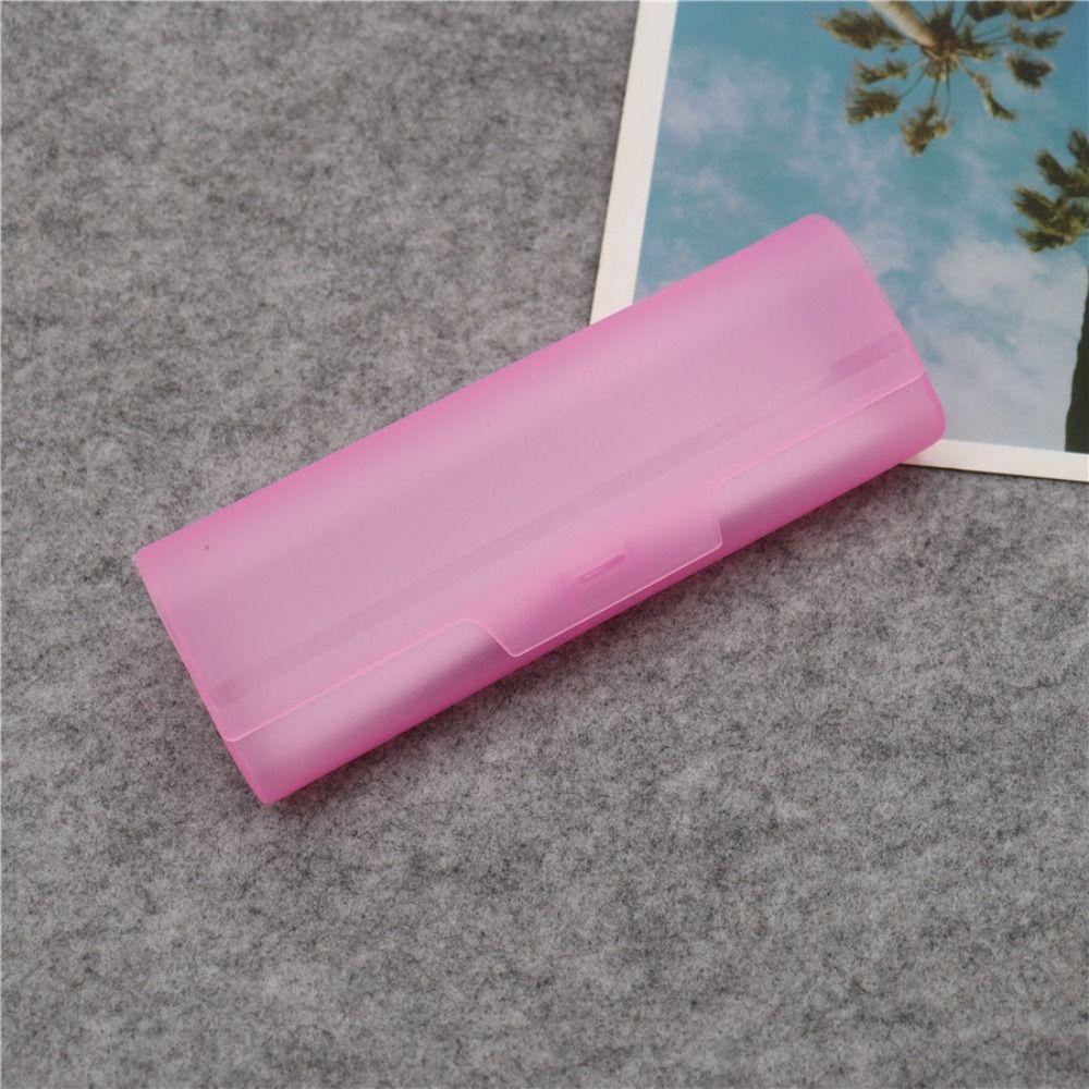 Прозрачный футляр для очков Матовый футляр для очков Простая коробка для хранения очков