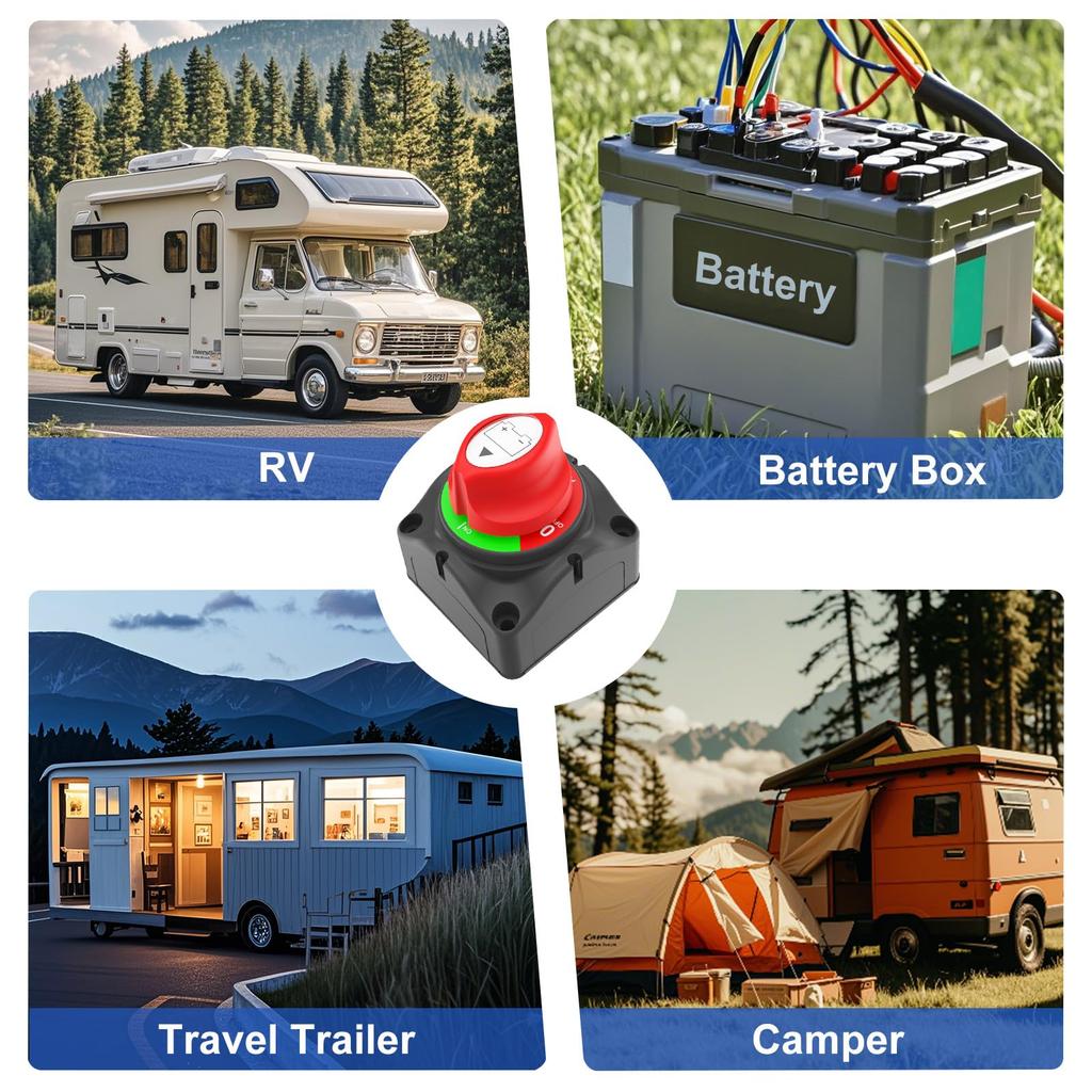 Выключатель массы 24В 48В Главный изолятор Выключатель отключения для морской лодки автомобиля